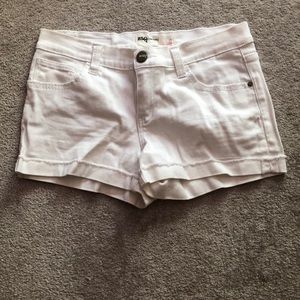 Juniors white shorts